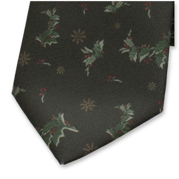 Groene Kerststropdas Hulst (2)