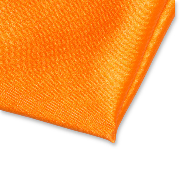 Satijn oranje pochet (2)