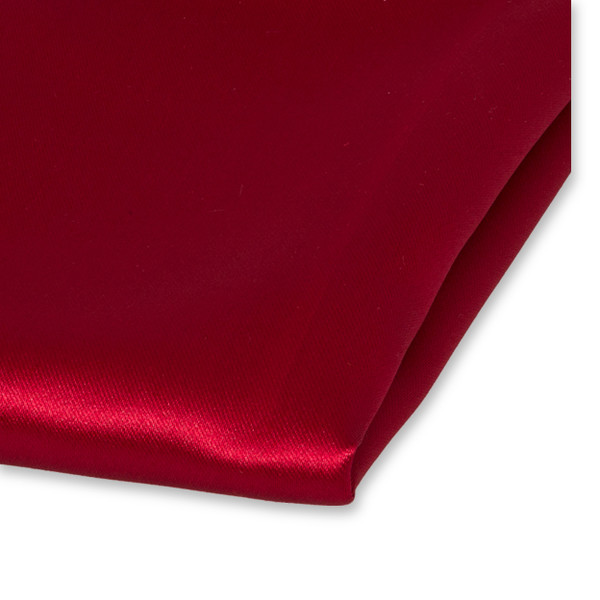 Donkerrood pochet polyester satijn (2)