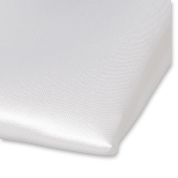Wit pochet polyester satijn (2)