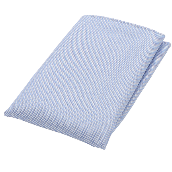 Lichtblauwe Pochet Two-tone (1)
