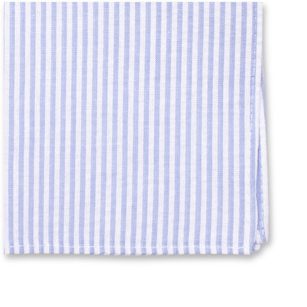 Seersucker Pochet - Lichtblauw (1)