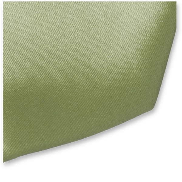 Satijn polyester stropdas Saliegroen (2)