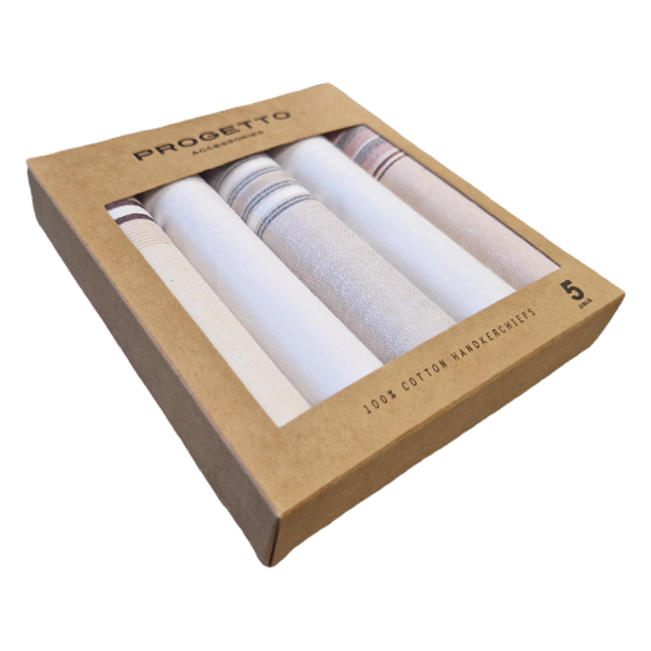 Zakdoeken heren - Beige (1)