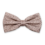 Beige Bouclé Vlinderstrik - Thumbnail 1