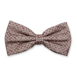 Bruine Bouclé Vlinderstrik - Thumbnail 1