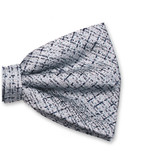 Blauwe Bouclé Vlinderstrik - Thumbnail 2