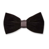 Fluweel strikje zwart - Thumbnail 1