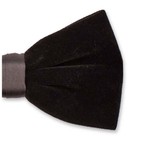 Fluweel strikje zwart - Thumbnail 2