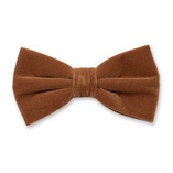 Fluweel strikje Cognac - Thumbnail 1