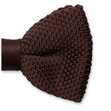 Gebreide Bruine Vlinderstrik - Thumbnail 2