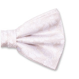 Witte Vlinderstrik Kant Patroon Jacquard - Thumbnail 2