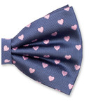 Blauwe Vlinderstrik - Roze Hartjes - Thumbnail 2