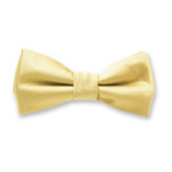 Zachtgele satijnen Kinderstrik - Thumbnail 1