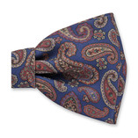 Blauwe Paisley Vlinderstrik - Thumbnail 2