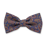 Blauwe Paisley Vlinderstrik - Thumbnail 1