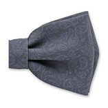 Donkerblauwe Paisley Vlinderstrik - Thumbnail 2