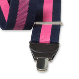 Gestreepte bretels navy/roze - Thumbnail 3