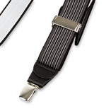 Gestreepte bretels zwart/grijs - Thumbnail 3