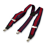 Gestreepte bretels navy/rood - Thumbnail 2