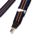 Gestreepte bretels navy/bordeaux - Thumbnail 3