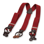 Luxe donkerrode bretels - Thumbnail 2