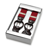 Luxe donkerrode bretels - Thumbnail 1