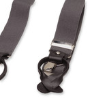 Luxe donkergrijze bretels - Thumbnail 2