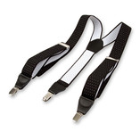 Gestipte bretels zwart/wit - Thumbnail 3