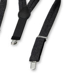 Wollen Kinderbretels Zwart-Grijs - Thumbnail 3