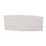 Witte Cumberband - Satijn - Thumbnail 1