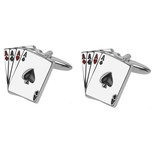Kaartspel manchetknopen - Thumbnail 1