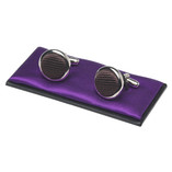 Donkerbruine Manchetknopen - Thumbnail 1