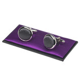 Antraciet manchetknopen - Thumbnail 1