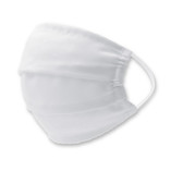 Stoffen Kinder Mondkapje - Wit - Thumbnail 2