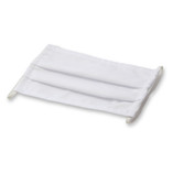 Stoffen Kinder Mondkapje - Wit - Thumbnail 1