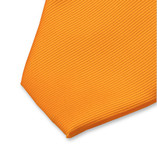 Veiligheidsstropdas Oranje - Ribstructuur - Thumbnail 2