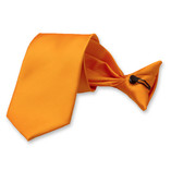 Veiligheidsstropdas Oranje - Ribstructuur - Thumbnail 1
