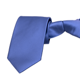 Veiligheidsstropdas Blauw - Ribstructuur - Thumbnail 2
