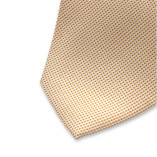 Two-tone Stropdas Geel-Wit - Thumbnail 2