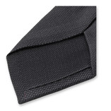Antraciet Grijze Luxe Stropdas Modern Patroon - Thumbnail 3