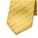 Gele stropdas Lichtblauw Polkadot - Thumbnail 2