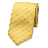 Gele stropdas Lichtblauw Polkadot - Thumbnail 1