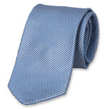 Stropdas blauw cirkelstructuur - Thumbnail 1