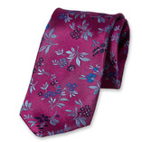 Violet Stropdas Bloemen - Thumbnail 1