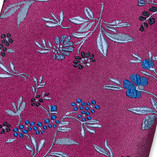 Violet Stropdas Bloemen - Thumbnail 3