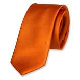 Donkeroranje stropdas Dames - Thumbnail 1