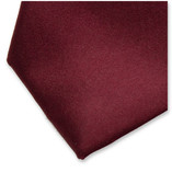 Wijnrode satijnen stropdas - Thumbnail 2