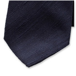 Donkerblauwe Stropdas - Italiaans Zijde - Thumbnail 2