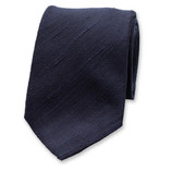 Donkerblauwe Stropdas - Italiaans Zijde - Thumbnail 1